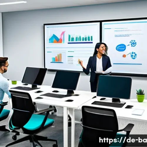 Home 33 모듈식 역량 개발을 위한 팀워크 증진 방법 - **Subject**: A diverse team of professionals (men and women of various ages and ethnicities) activel...