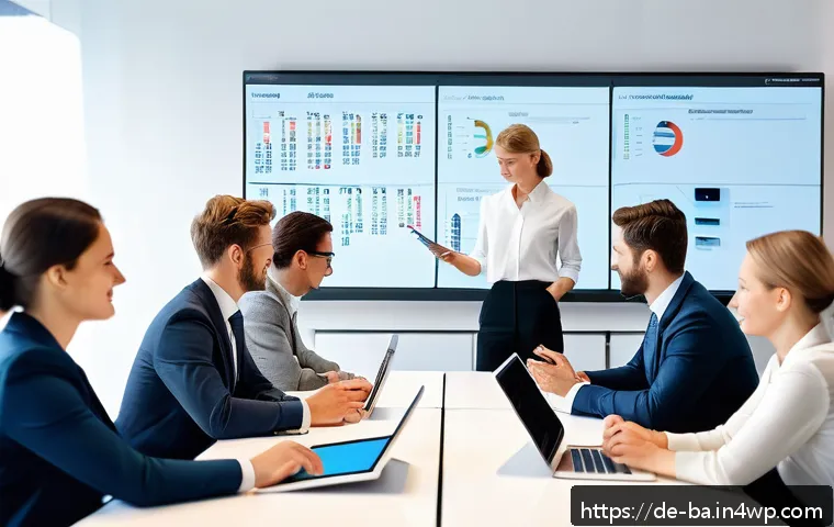 모듈식 역량 개발의 고객 중심 접근 - A modern, bright corporate training room in a German office setting, featuring diverse professionals...